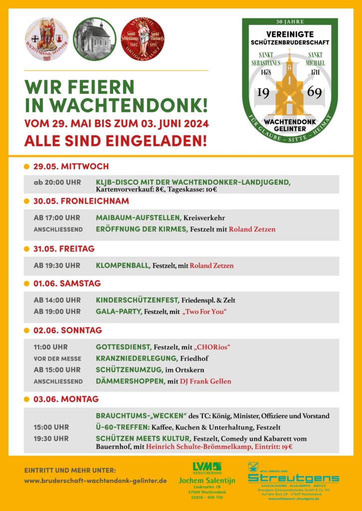 Schützenfest Wachtendonk 2024